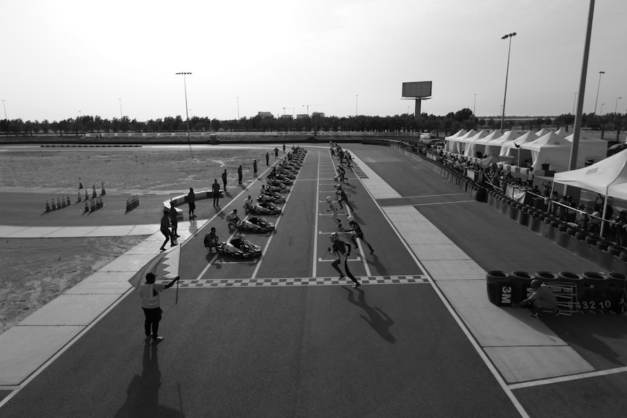 Photo race day preparation